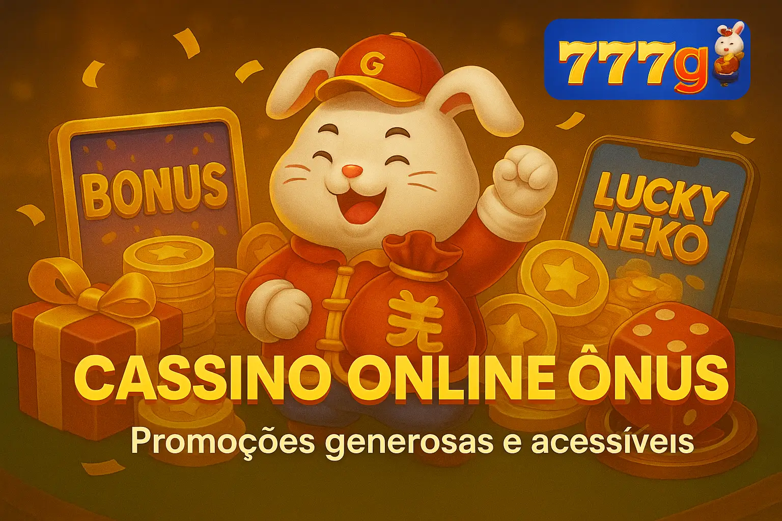 O bônus promocional 777G.COM é uma ótima maneira de começar sua aventura