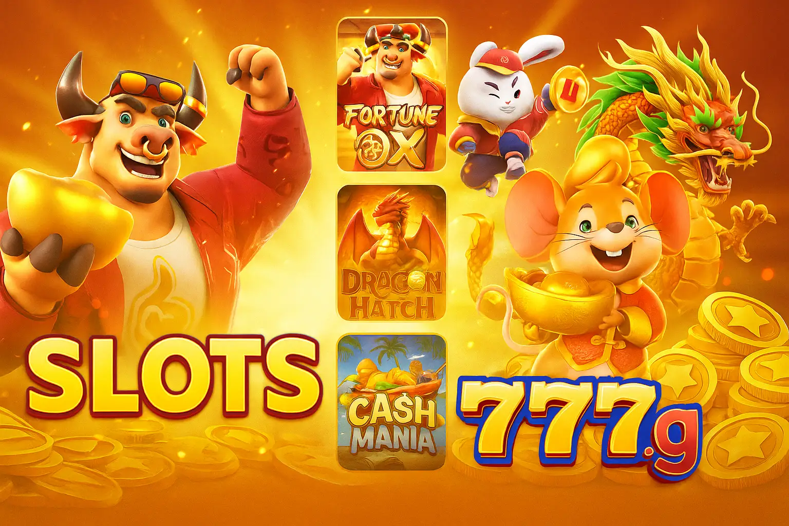 Explore o mundo das slot machines no 777G.COM Casino